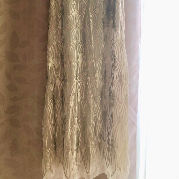 BCBGMAXAZRIA PATTI EMBROIDERED GOWN DRESS - Picture 7 of 8